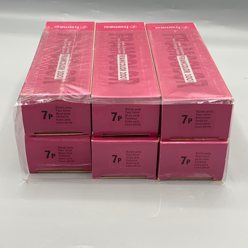 6 tubes Framesi Framcolor2001 - Shade: 7P - Pearl Blonde